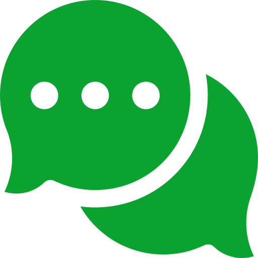 Used Cooking Oil Pickup & Collection 8 Green speech bubble icon representing communication or customer support.