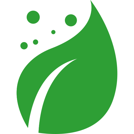 Grease Container & Bin Management 5 Green leaf icon symbolizing environmentally friendly recycling.